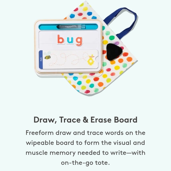 NEW Lovevery Draw, Trace & Erase Board The Persister Play Kit Months 55, 56, 57 - Picture 10 of 10